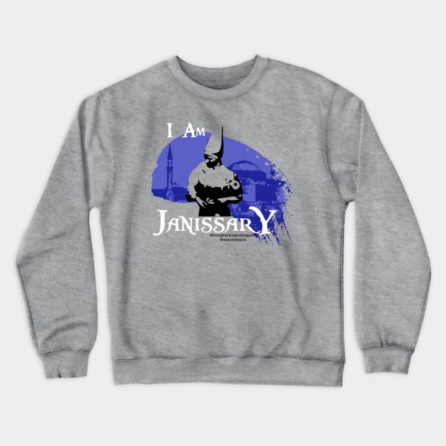 I AM JANISSARY - #BRINGBACKAOE CAMPAIGN! Crewneck Sweatshirt by crowrider